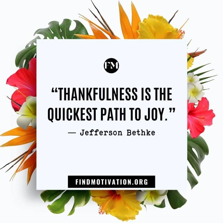 Best inspirational thankfulness quotes to express gratitude towards those who helped you