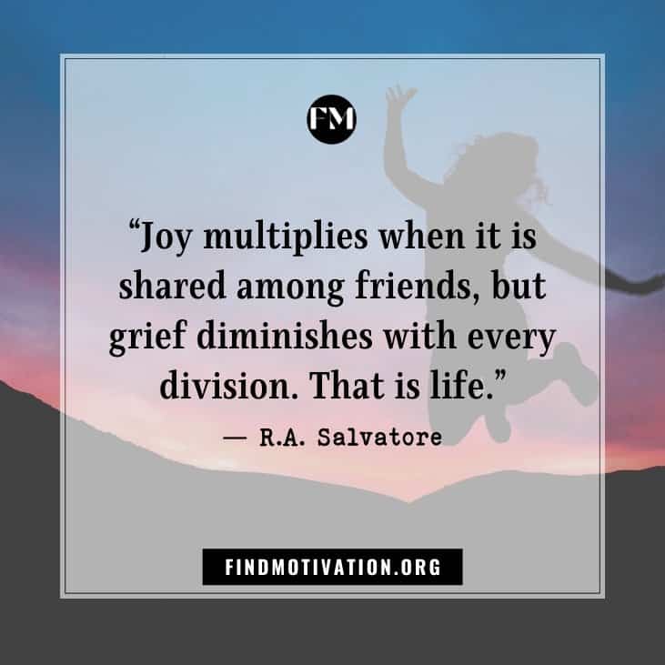Inspiring joy quotes to find the ways of life enjoyment
