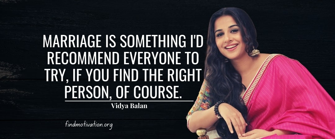 Vidya Balan Quotes To Never Give Up In Your Life