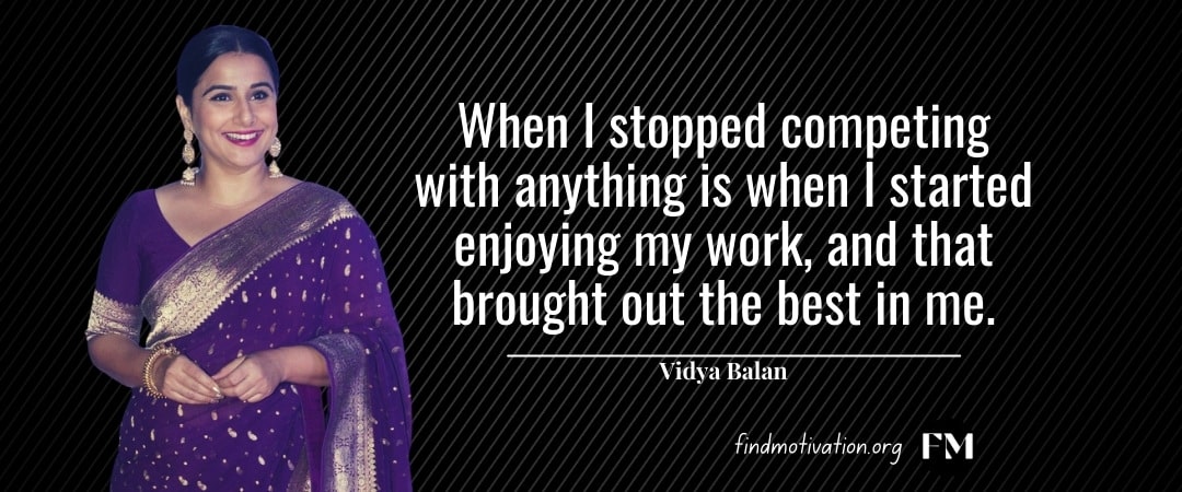 Vidya Balan Quotes To Never Give Up In Your Life