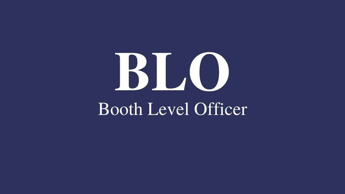 What is the full form BLO?