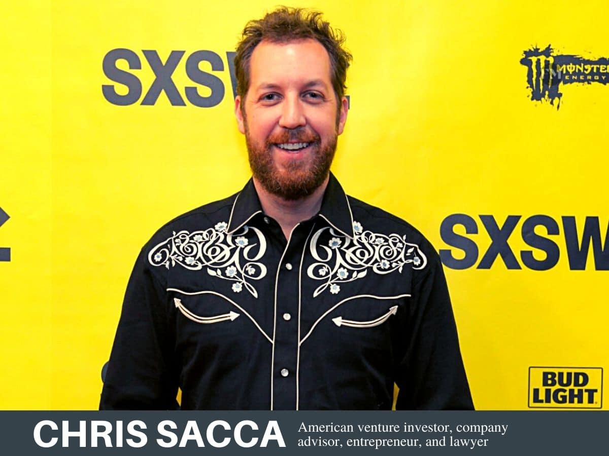 Chris Sacca is an American entrepreneur, investor, lawyer, and proprietor of Lowercase Capital