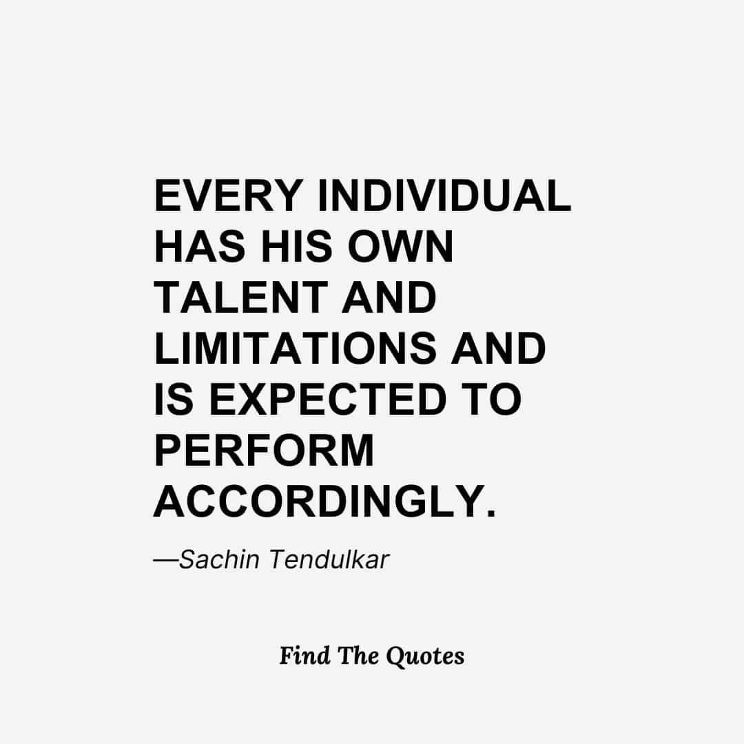 Sachin Tendulkar Quotes to motivate you to achieve success