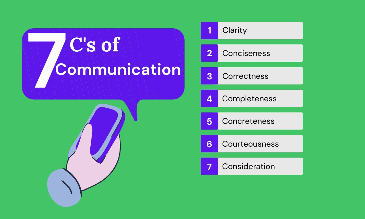 The 7 C's of Communication for effective communication
