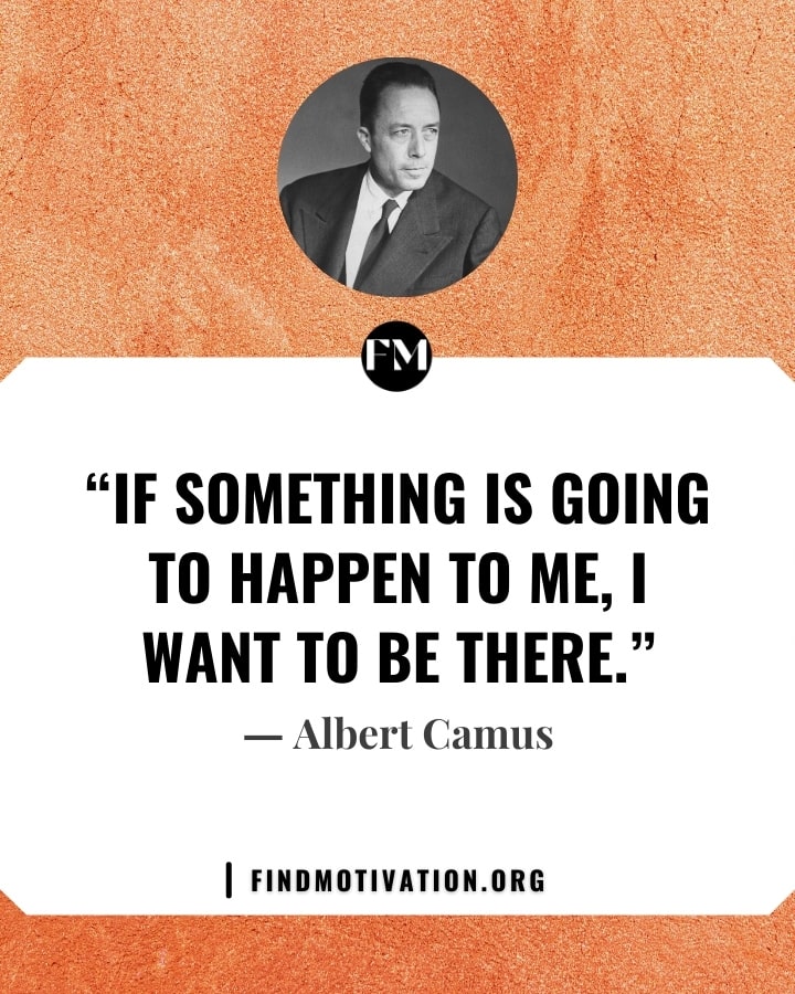 Albert Camus inspiring quotes to know the meaning of life