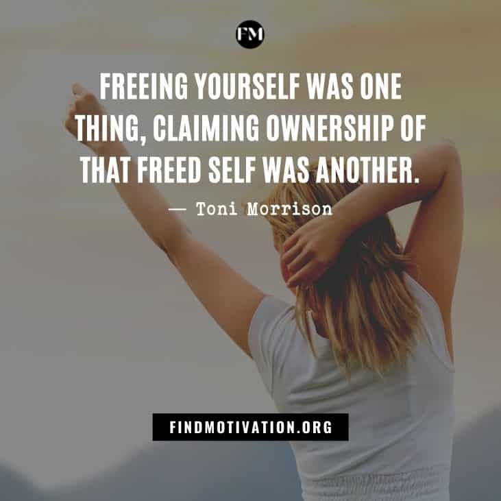 Motivational Be Free quotes to achieve freedom by understanding your thoughts