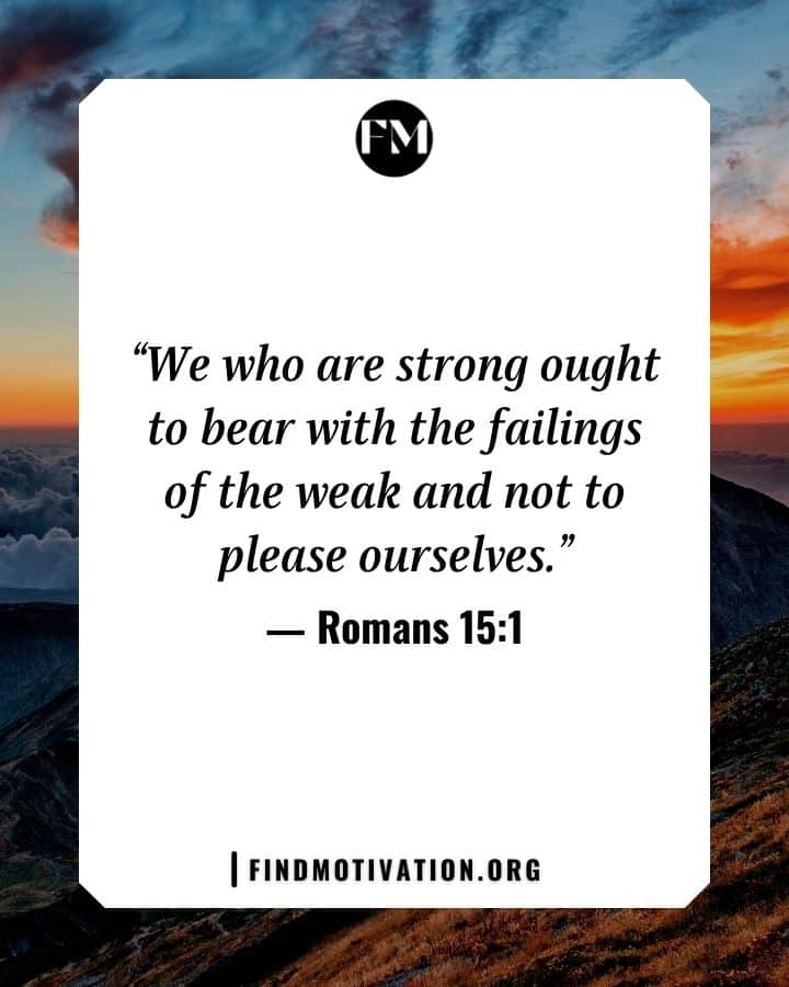 Bible verses about being strong to be strong in your life