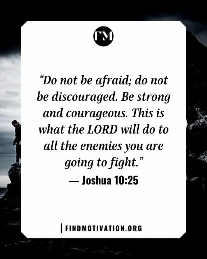 Bible verses about courage to become more courageous