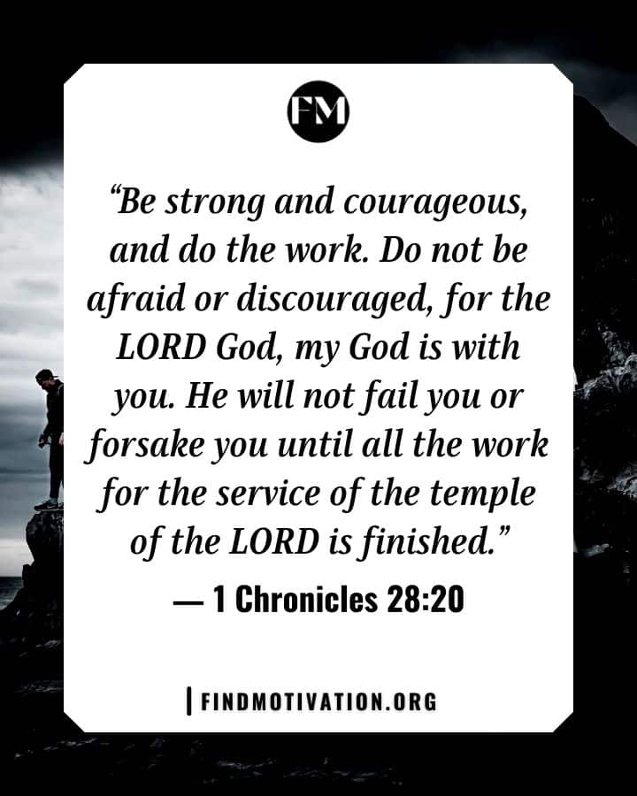 Bible verses about courage to become more courageous
