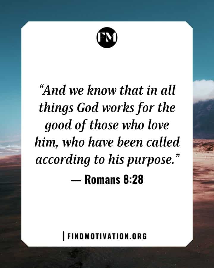 Bible verses about the purpose to live a purposeful life