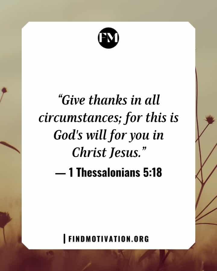 Bible verses about being thankful to express your gratitude