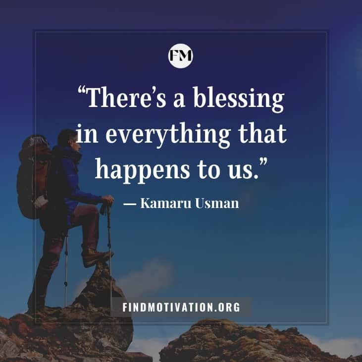 The best inspirational blessing quotes to stay and to feel blessed in your life