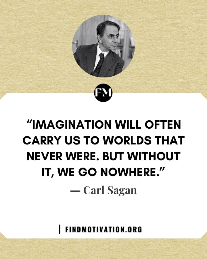 Carl Sagan inspiring quotes to make your life more curious