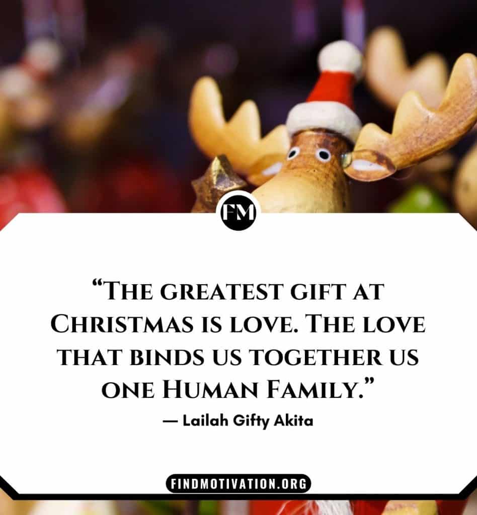 Inspiring & joyful Christmas Quotes to enjoy your Christmas by sharing joy & happiness.