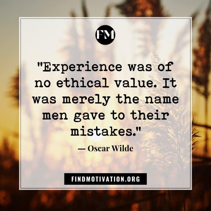 The best Inspiring Experience Quotes to use the right knowledge to do any type of work