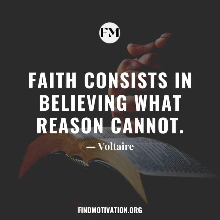 The best motivational faith strength quotes to know how faith gives strength to everyone