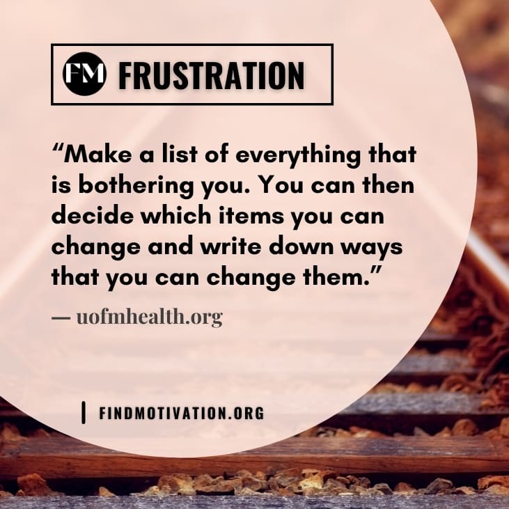 The best inspiring quotes from various sources to overcome the frustration