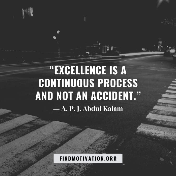 The best inspirational excellence quotes to find excellence and to be appreciated for your work