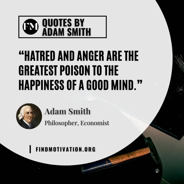 The best motivational quotes said by Adam Smith to find motivation