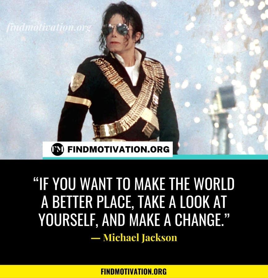 Michael Jackson Quotes To Help You To Believe In Yourself