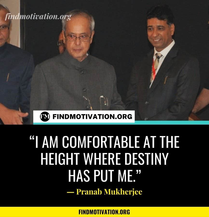 Pranab Mukherjee Inspiring Quotes