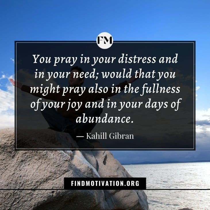 The best inspirational prayer quotes that will help you to live a prayer life