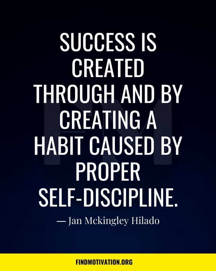 Self-Discipline Quotes to discipline yourself