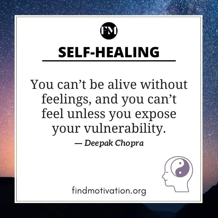 Self Healing Quotes to fill your inner wound