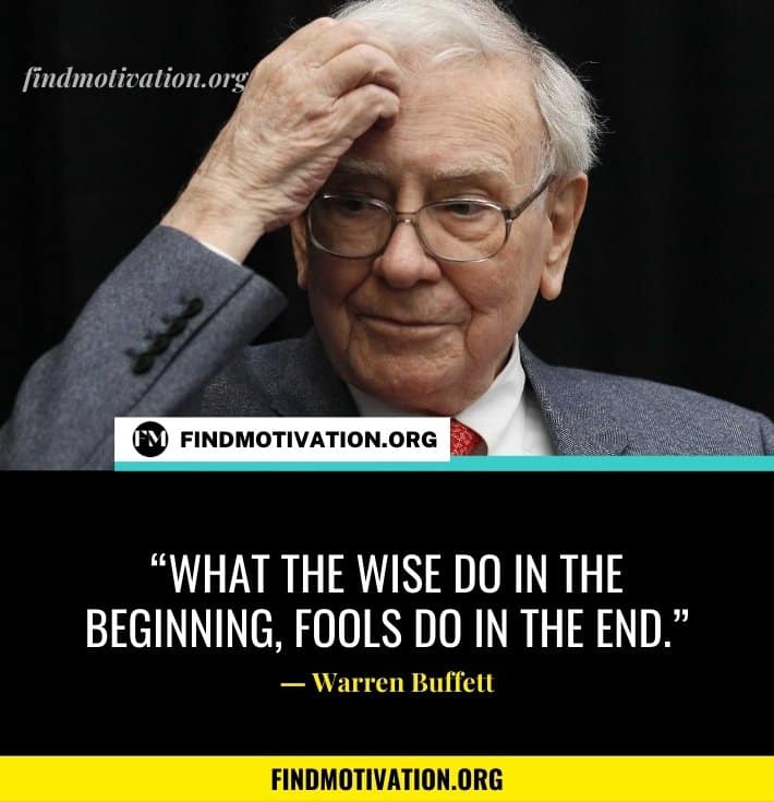 Warren Buffett Inspiring Quotes