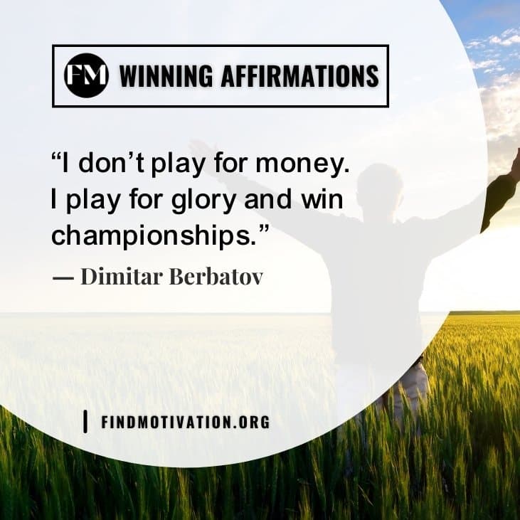 The best inspirational winning affirmations to become a winner in your life