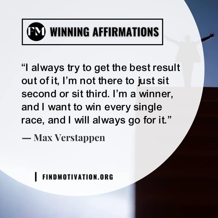 The best inspirational winning affirmations to become a winner in your life